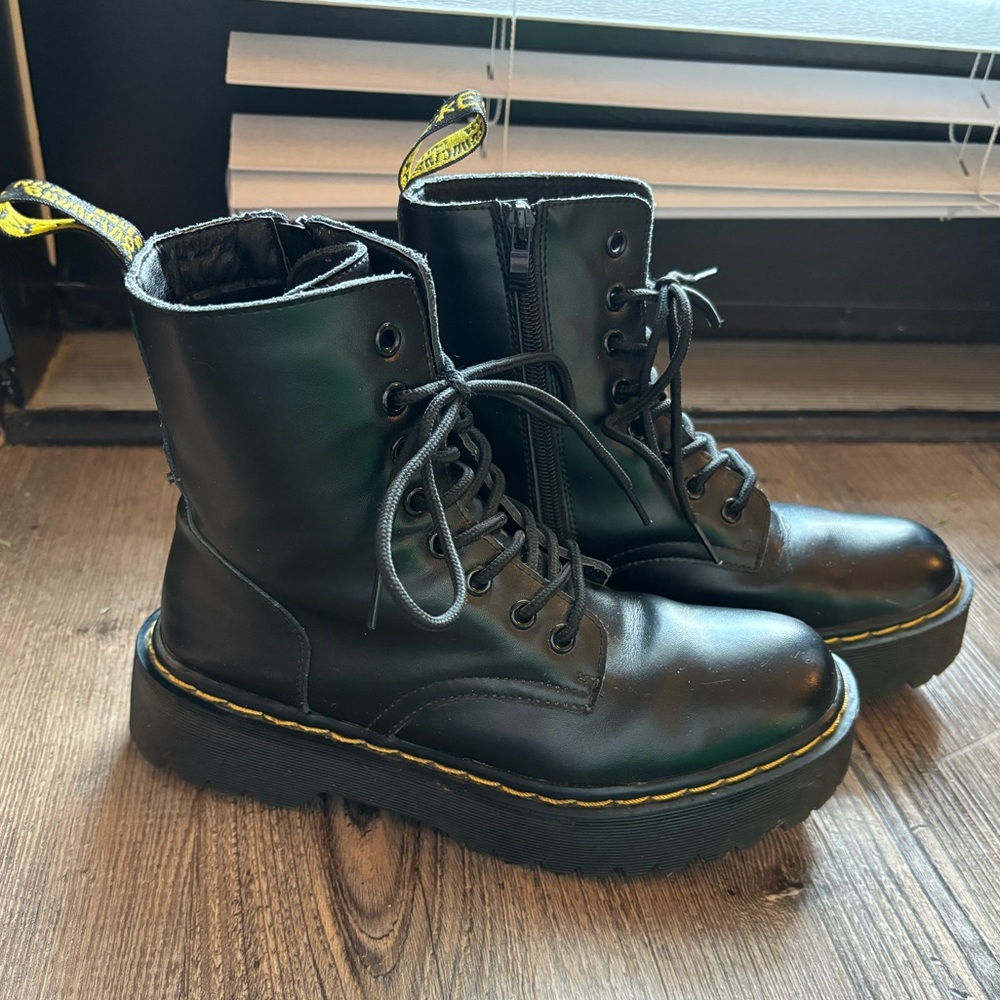 Platform combat boots, size 9 (I usually wear an 8.5/9)